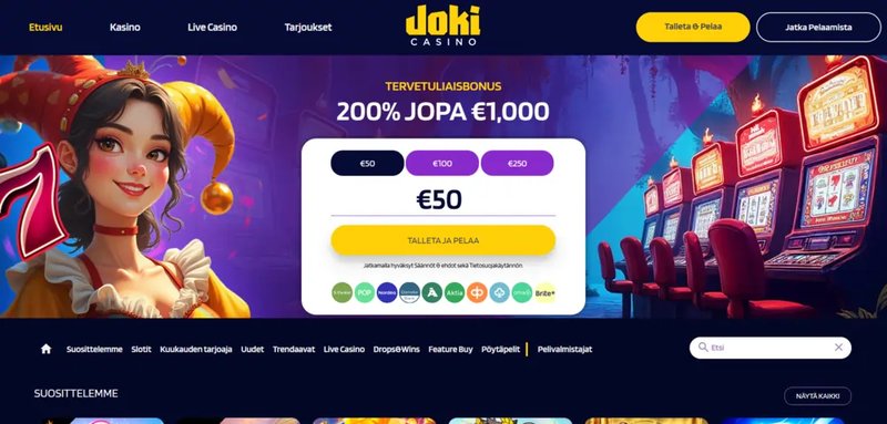 Joki Casino: Paras Onlinekasino Suomessa - Ota Yhteyttä Nyt!