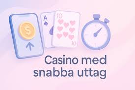 Casinon med snabba uttag En guide till bästa upplevelsen