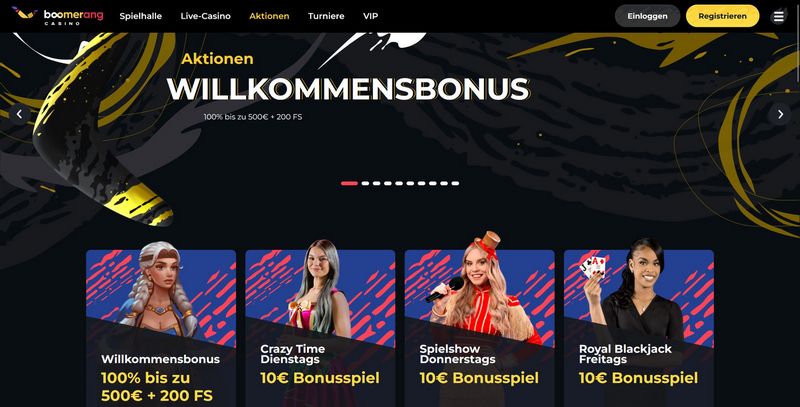 Riepilogo di Boomerang Gambling Enterprise