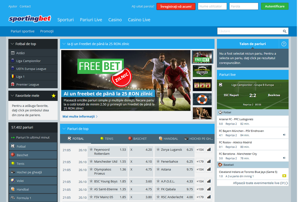 Ιστότοπος Καζίνο Sportingbet - Σύνδεση, Μπόνους 150% Περίπου 500 C$