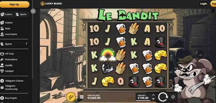 Oplev Spændingen med Le Bandit Slot -2081754243